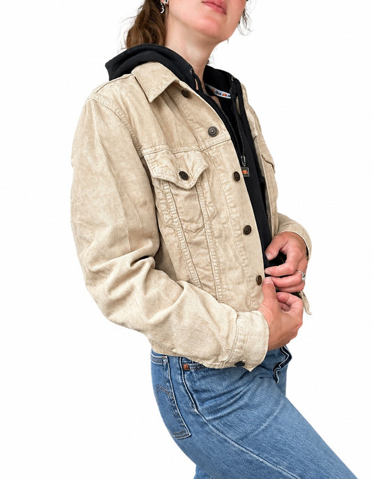 Veste Levi’s velours beige vintage