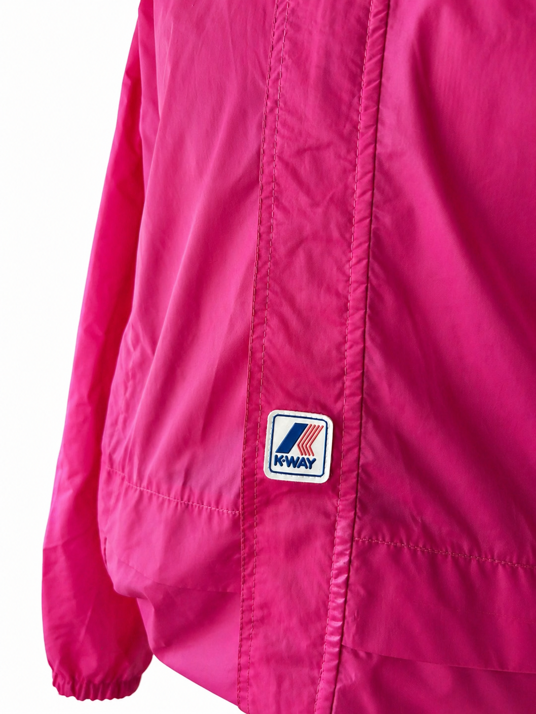 Kway rose vintage 90 oversize