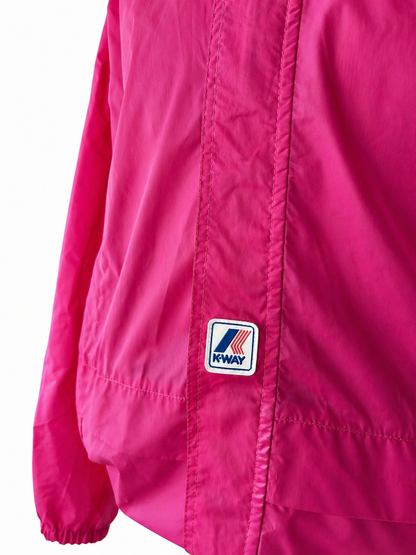Kway rose vintage 90 oversize