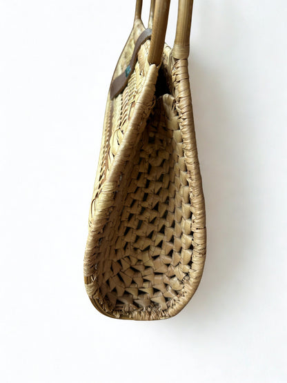 Sac à main vintage en osier bois la friperie vintage 25