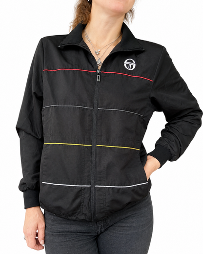 Veste Sergio Tacchini noire y2k