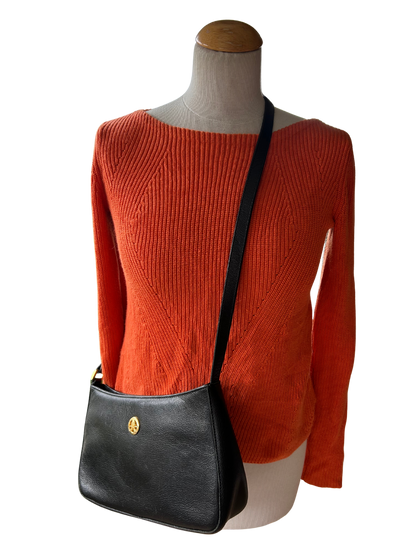 Sac Pourchet Paris vintage cuir la friperie vintage 25