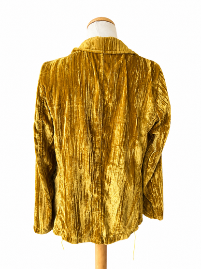 Veste velours doré vintage