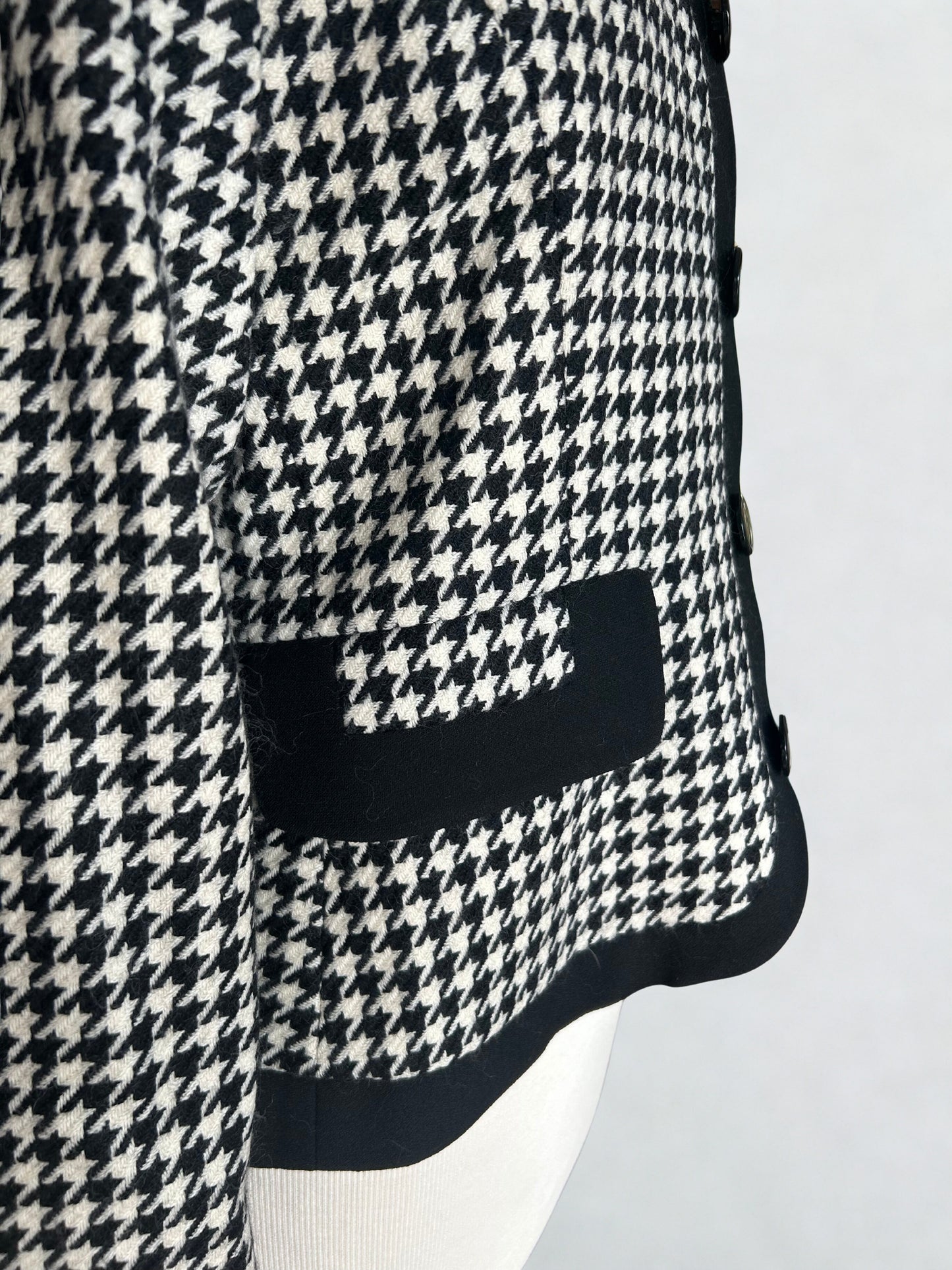 Veste vintage pied de poule laine - friperie vintage la friperie vintage 25