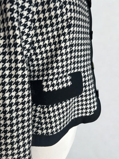 Veste vintage pied de poule laine - friperie vintage la friperie vintage 25