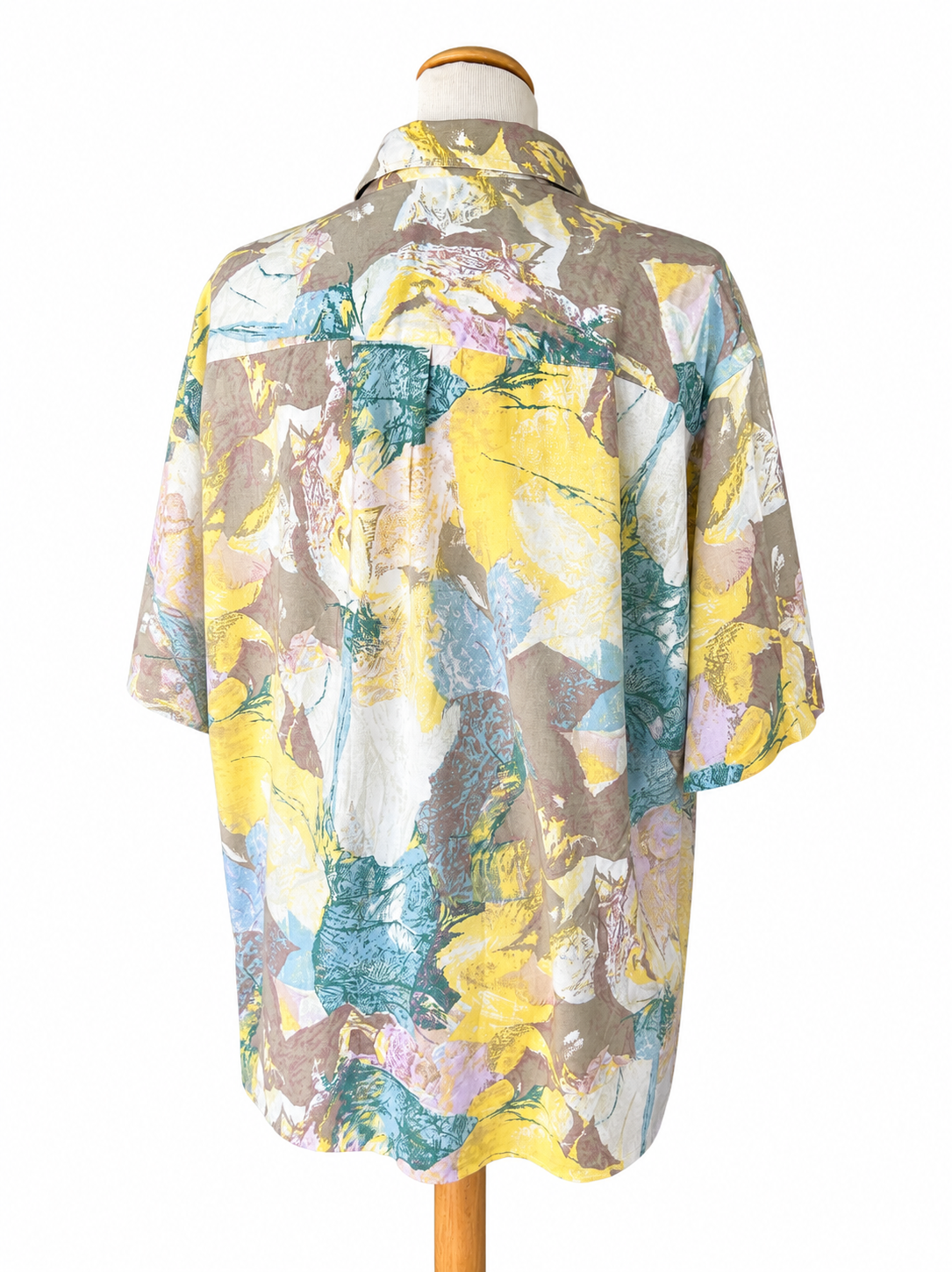 Chemise vintage imprimé pastel 90