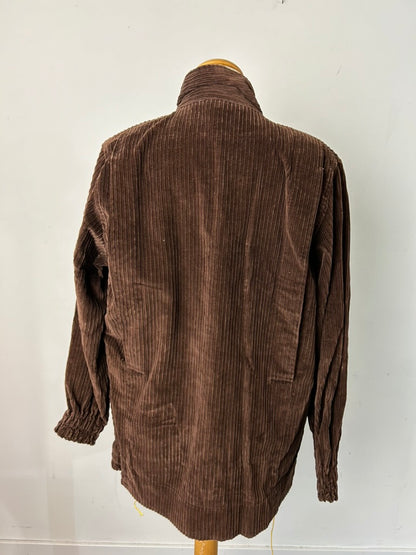 Veste en velours marron cotelé vintage années 60 la friperie vintage 25