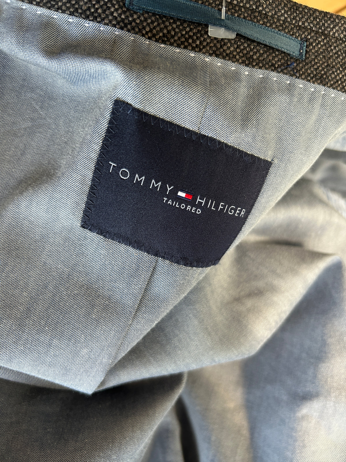 Veste blazer Tommy Hilfiger gris chiné