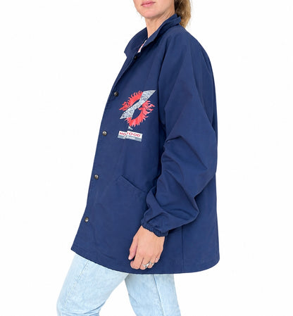 Veste vintage Hollywood chewing-gum Gum bleu marine