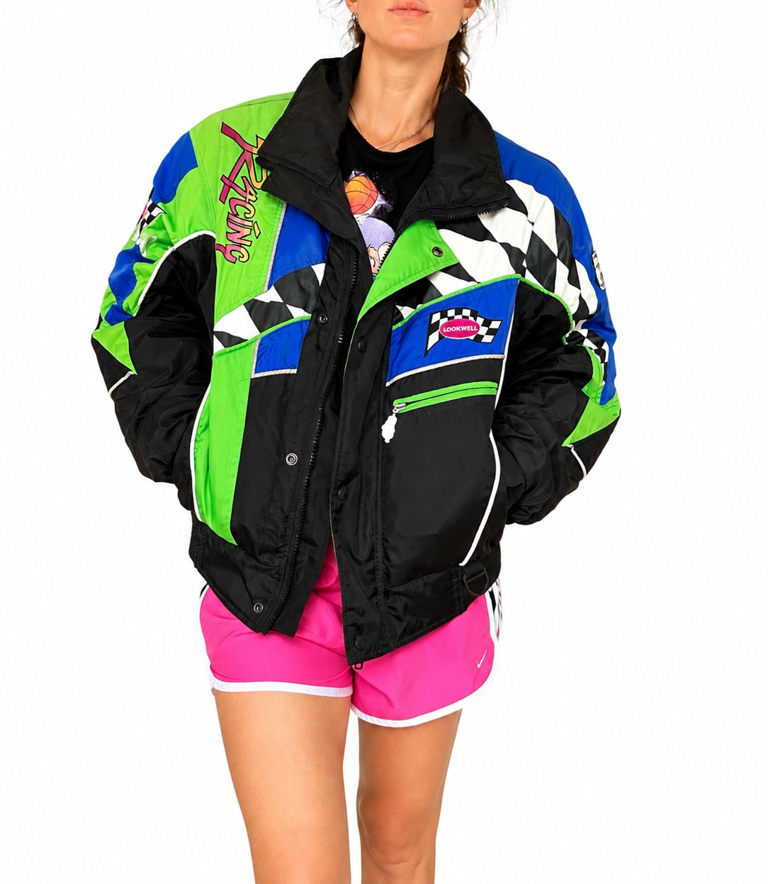 Blouson moto vintage Lookwell racine 90