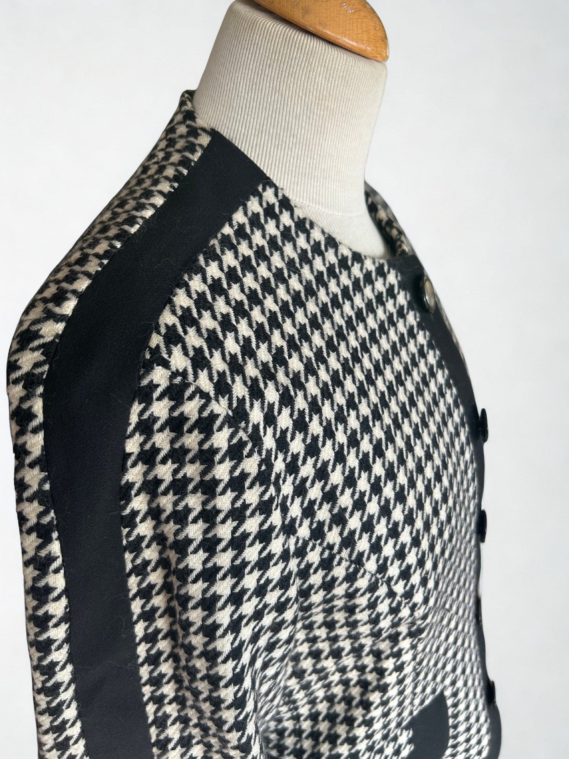 Veste vintage pied de poule laine - friperie vintage la friperie vintage 25