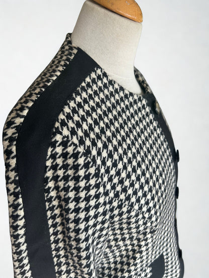 Veste vintage pied de poule laine - friperie vintage la friperie vintage 25