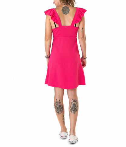 Robe Liu Jo fushia à volants
