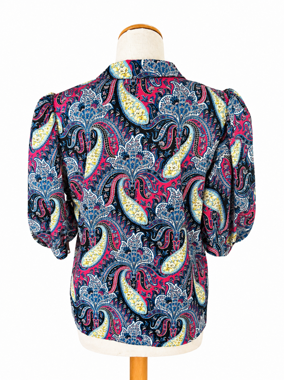 Chemisier vintage motifs cachemire