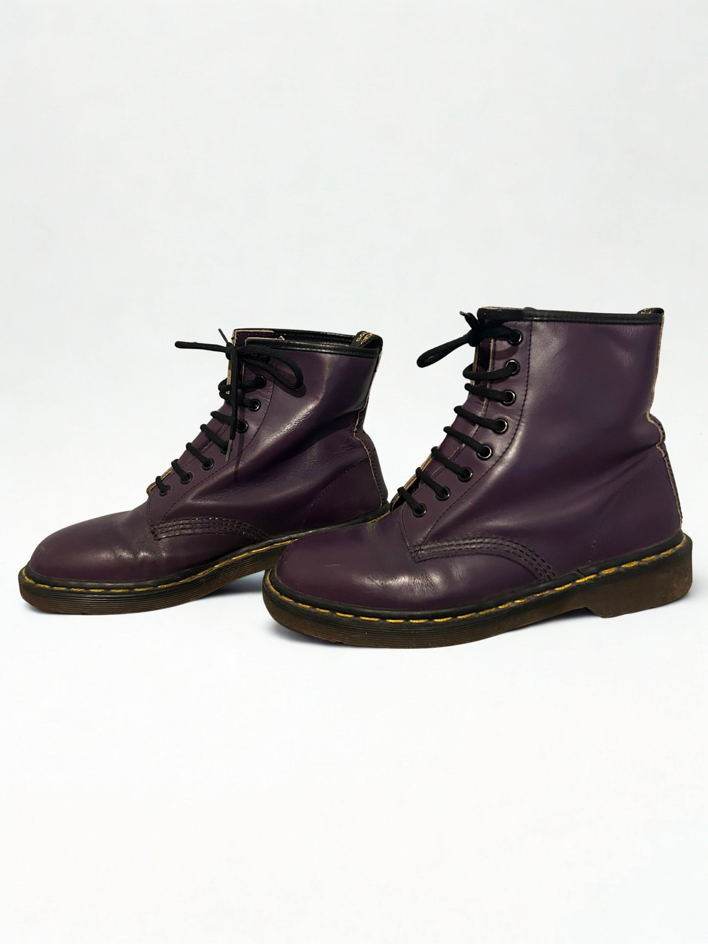 Dr Martens violette vintage made in England la friperie vintage 25