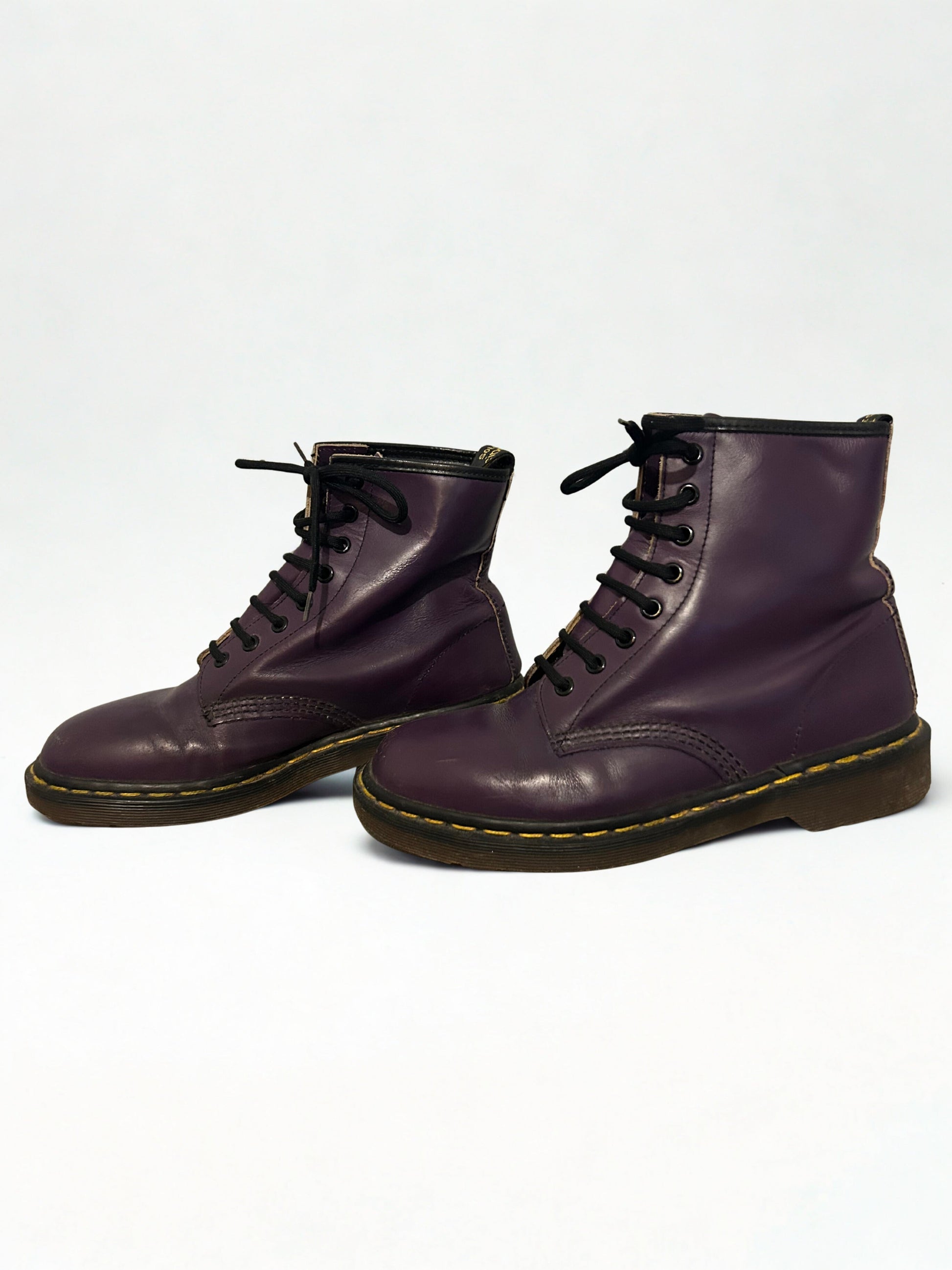 Dr Martens violette vintage made in England la friperie vintage 25