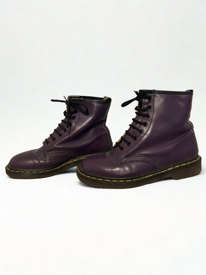 Dr Martens violette vintage made in England la friperie vintage 25
