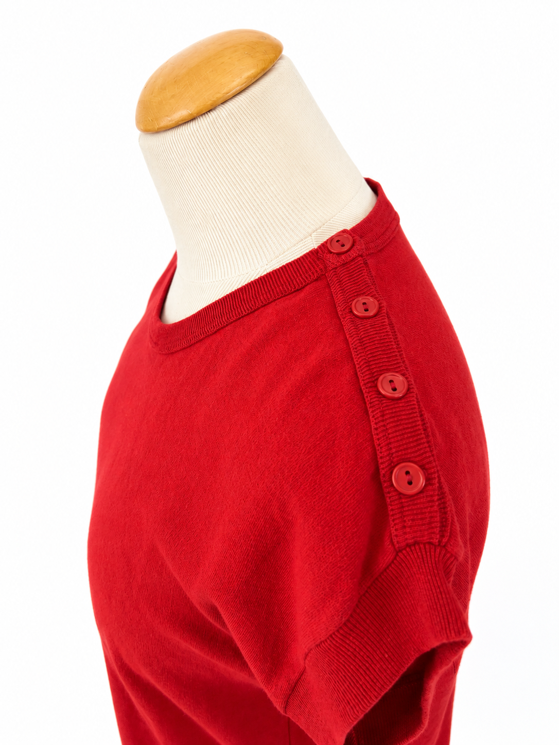 Sweat manches courtes Sonia Rykiel rouge vintage