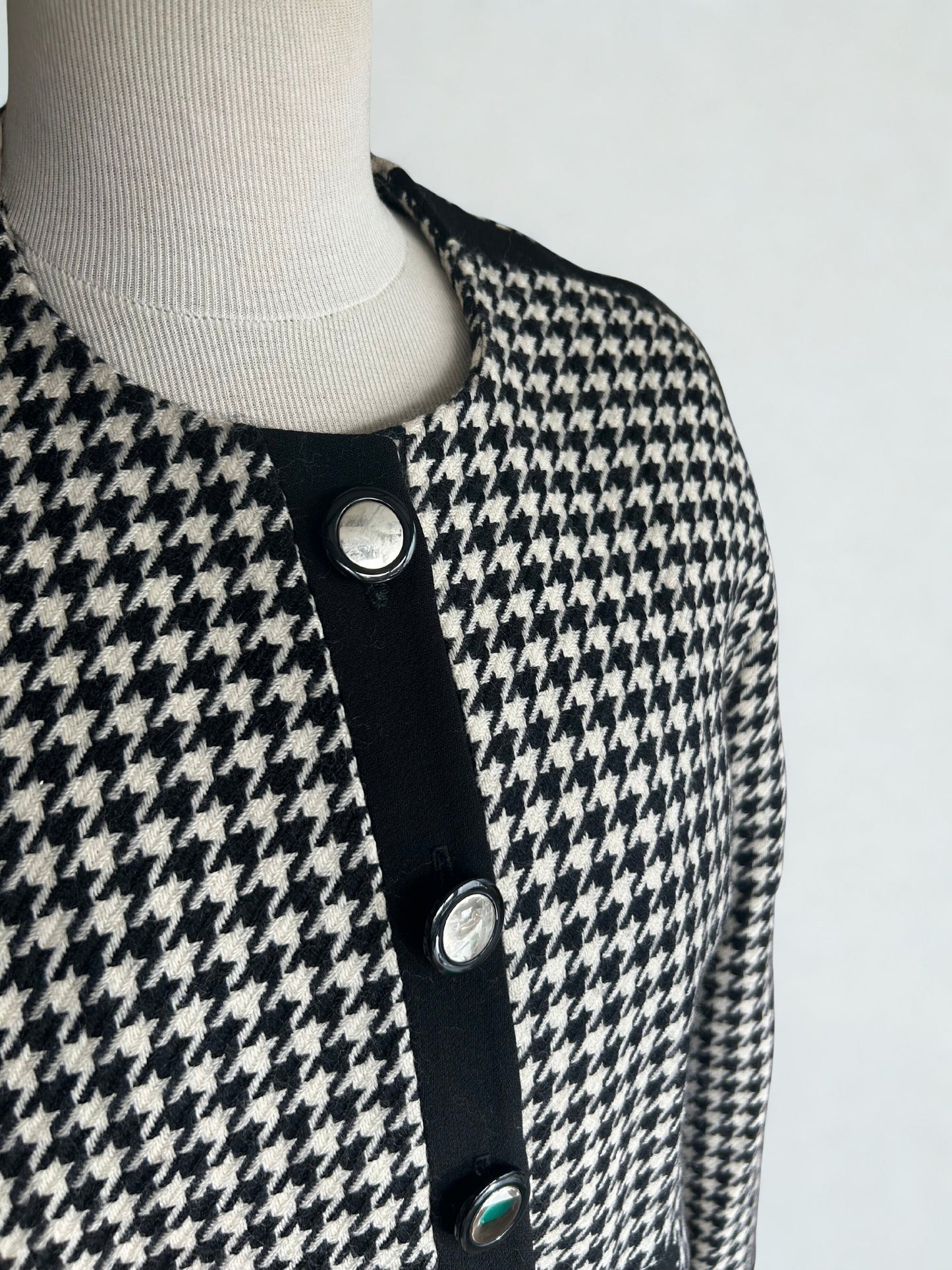 Veste vintage pied de poule laine - friperie vintage la friperie vintage 25