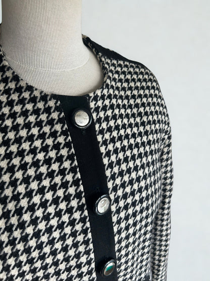 Veste vintage pied de poule laine - friperie vintage la friperie vintage 25