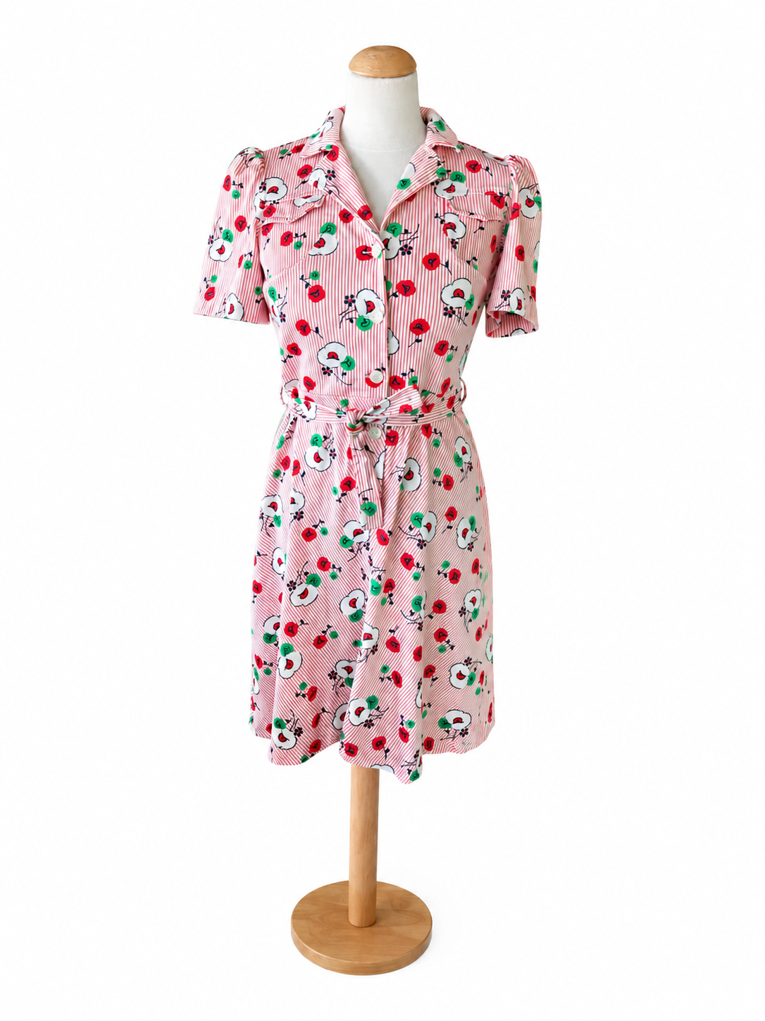 Robe vintage imprimé graphique 70’s