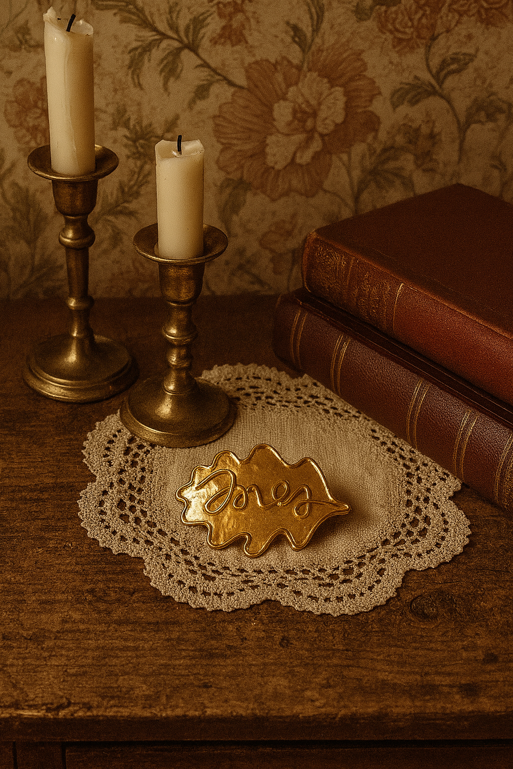 Broche feuille de chêne vintage Inès de la Fressange la friperie vintage 25