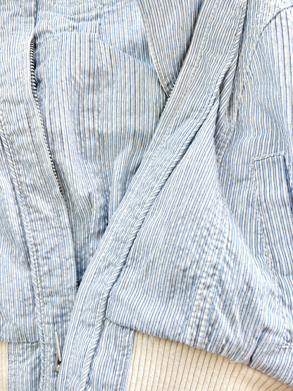 Veste courte rayée y2k