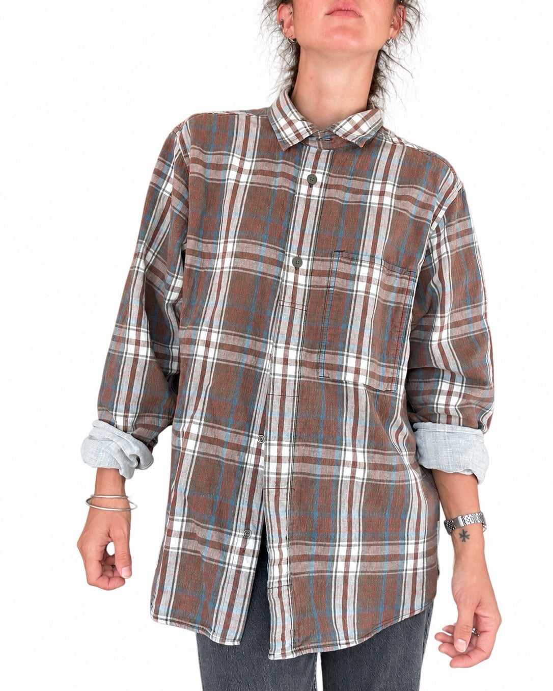 Chemise Levi’s Red Tab carreaux marron