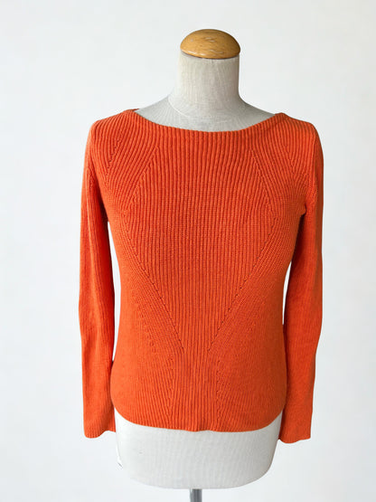 Pull over Hugo Boss orange la friperie vintage 25