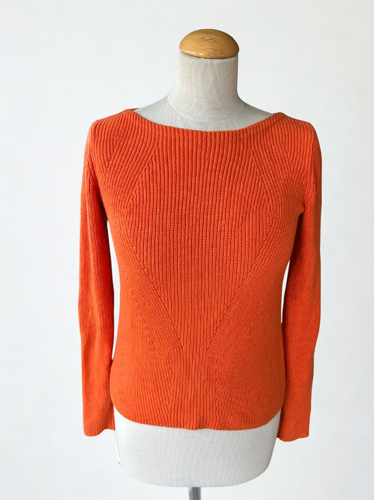 Pull over Hugo Boss orange la friperie vintage 25