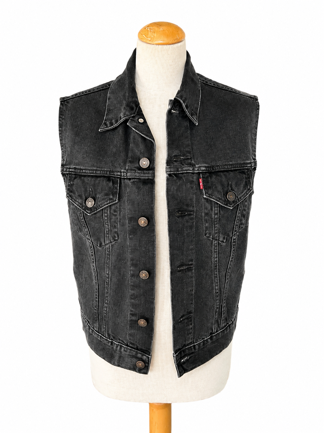 Veste en jean Levis vintage sans manches