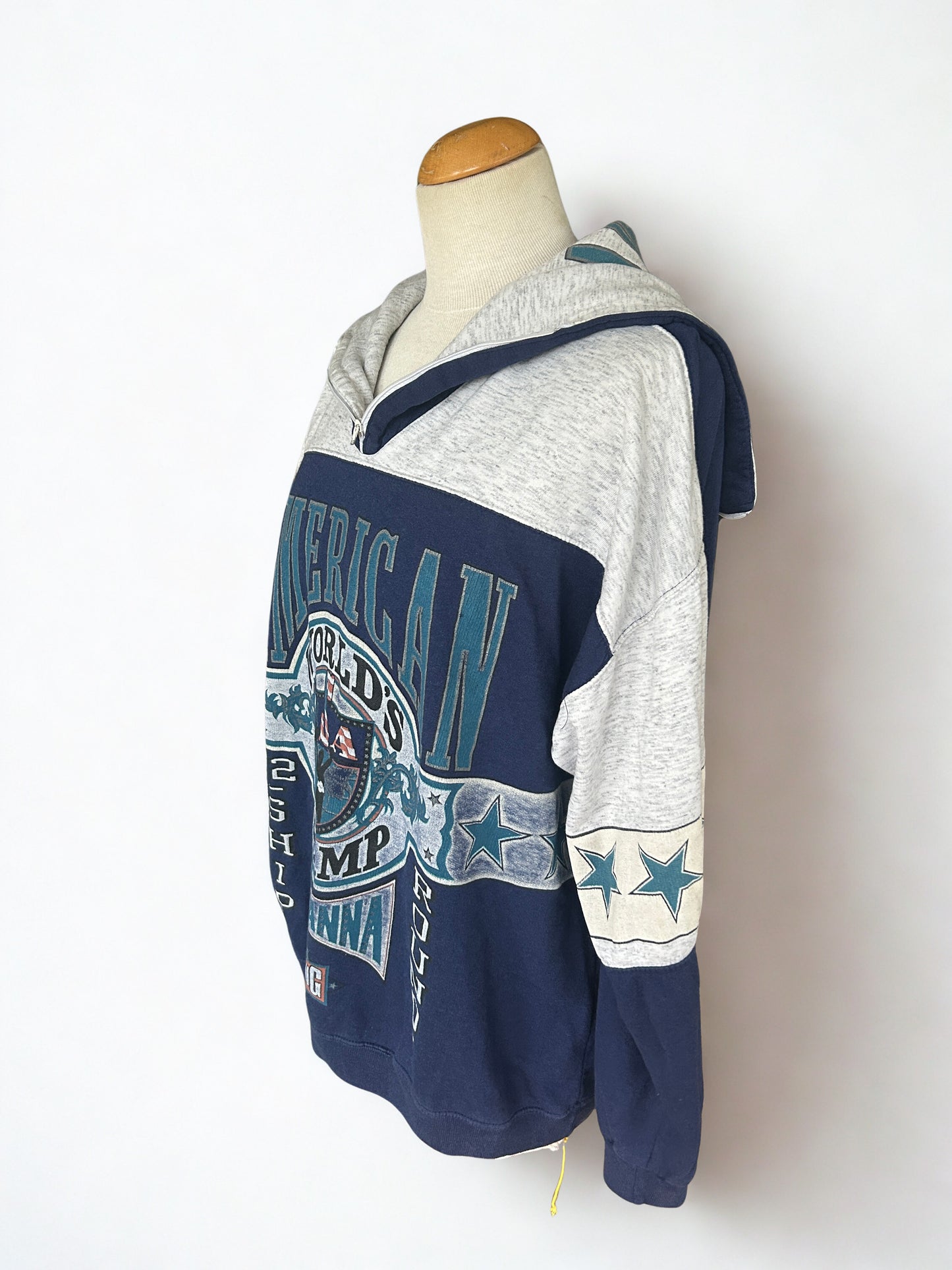 Sweat short vintage 90 USA imprimé