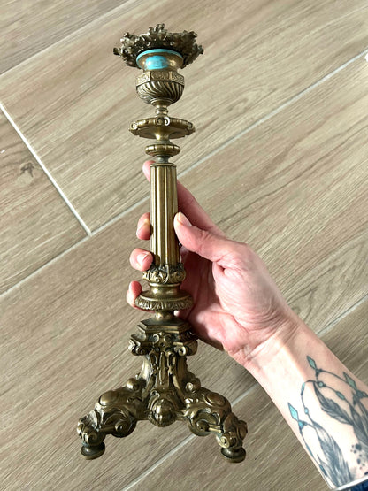 Bougeoir ancien Napoleon III la friperie vintage 25