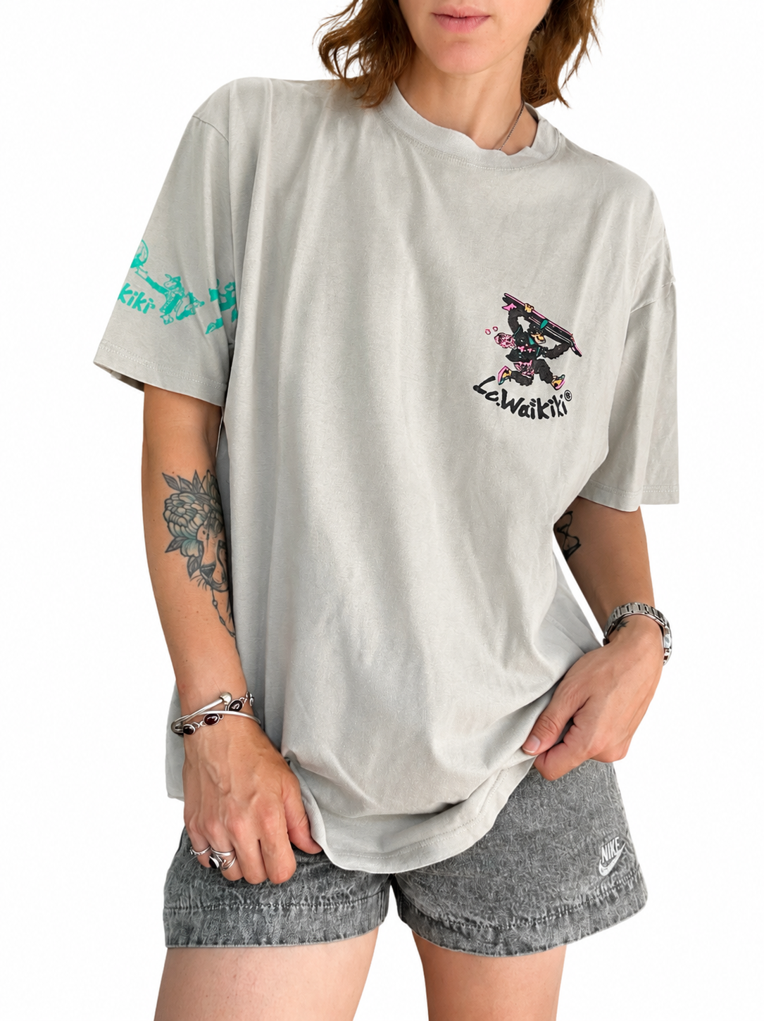 T-shirt vintage LC Waikiki beige 1990