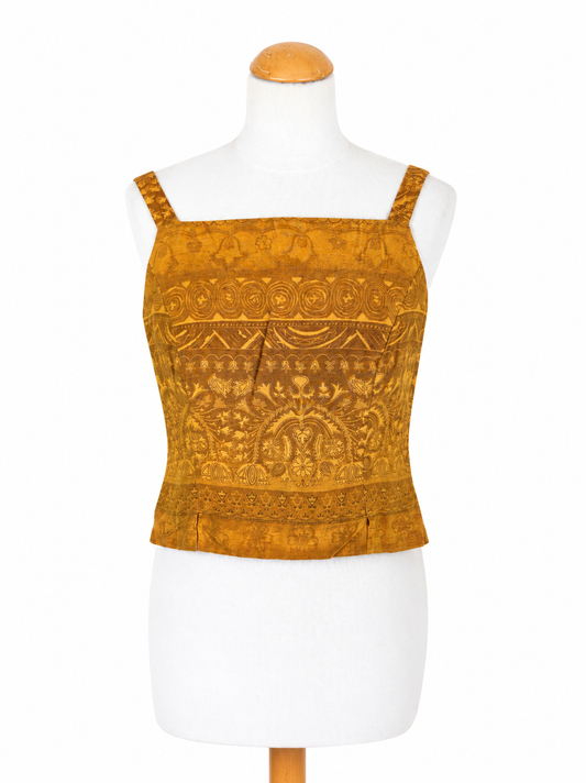 Top Manoukian motifs ocre