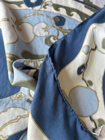 Foulard soie Christian Dior motif floral