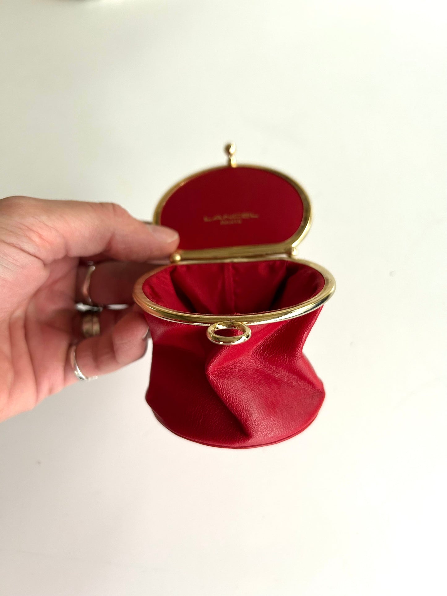 Porte-pièces vintage Lancel cuir la friperie vintage 25