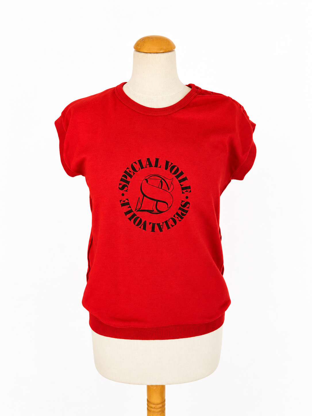 Sweat manches courtes Sonia Rykiel rouge vintage