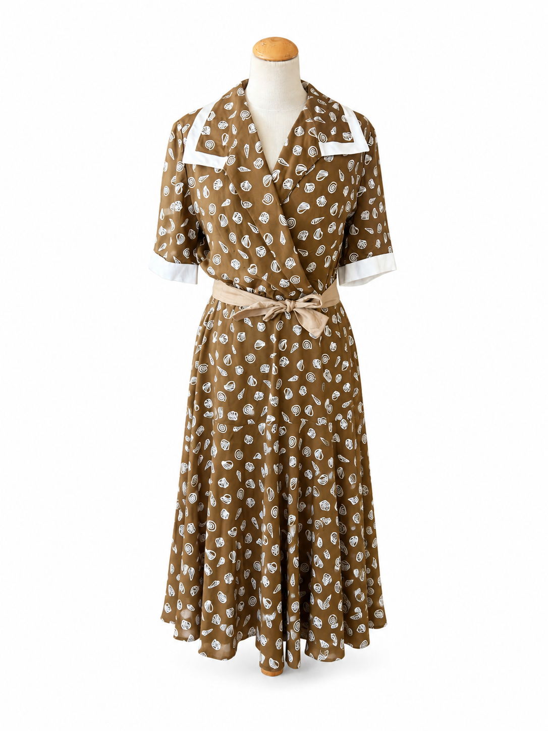 Robe vintage Guy Laroche coquillages