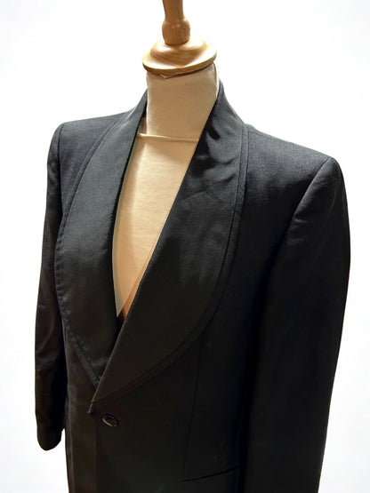 Blazer noir vintage  col châle 80’s la friperie vintage 25