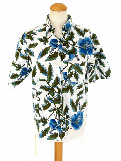 Chemise vintage Manoukian imprimé floral coupe homme