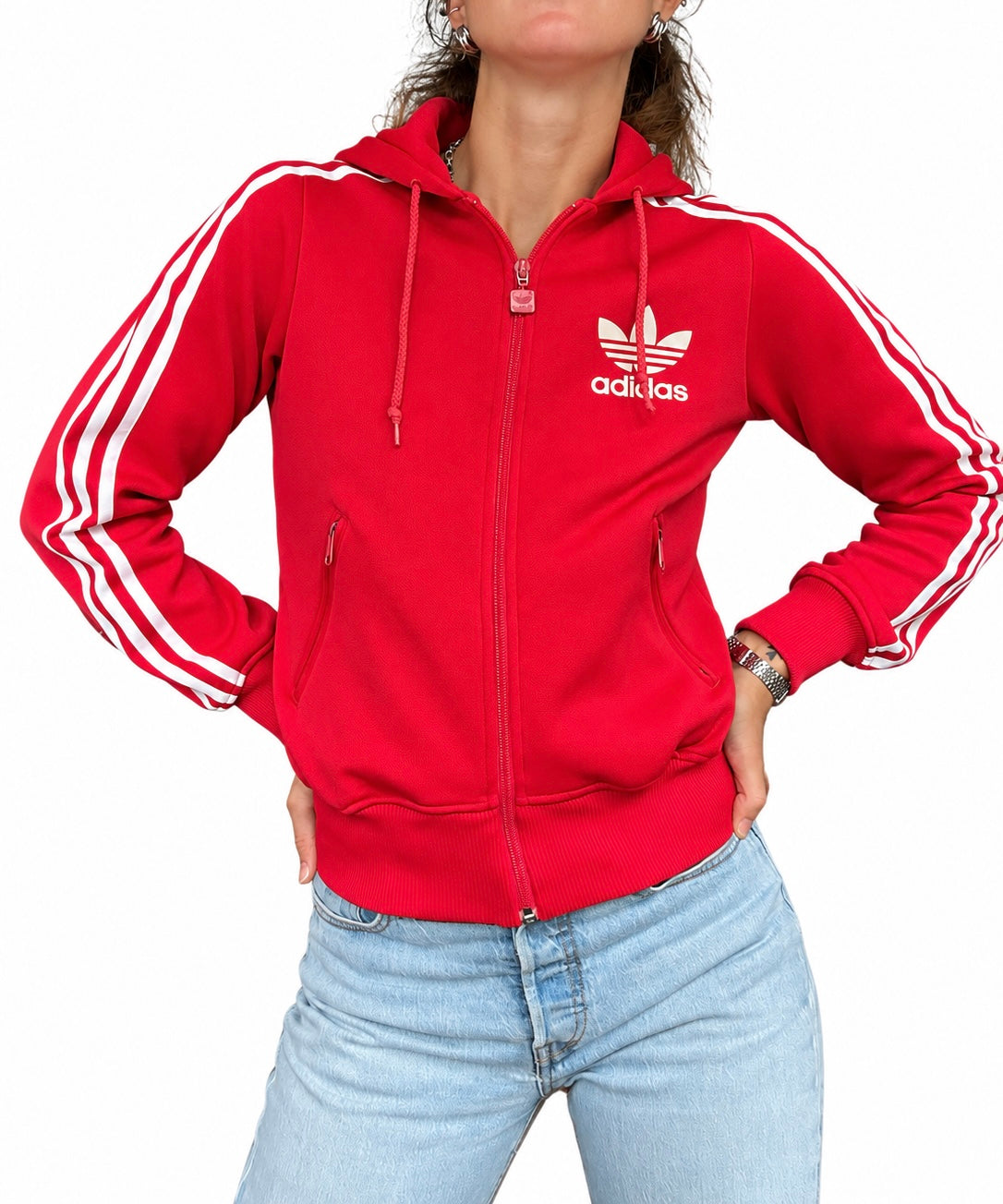 Veste Adidas Originals vintage rouge