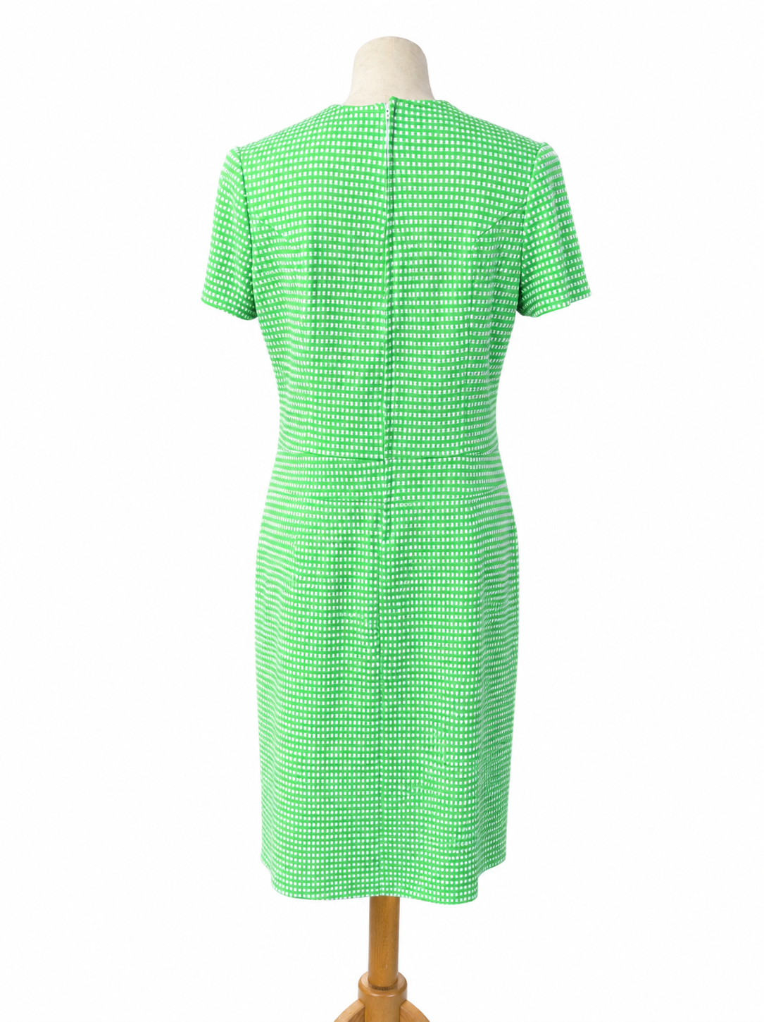 Robe vintage vert Vichy