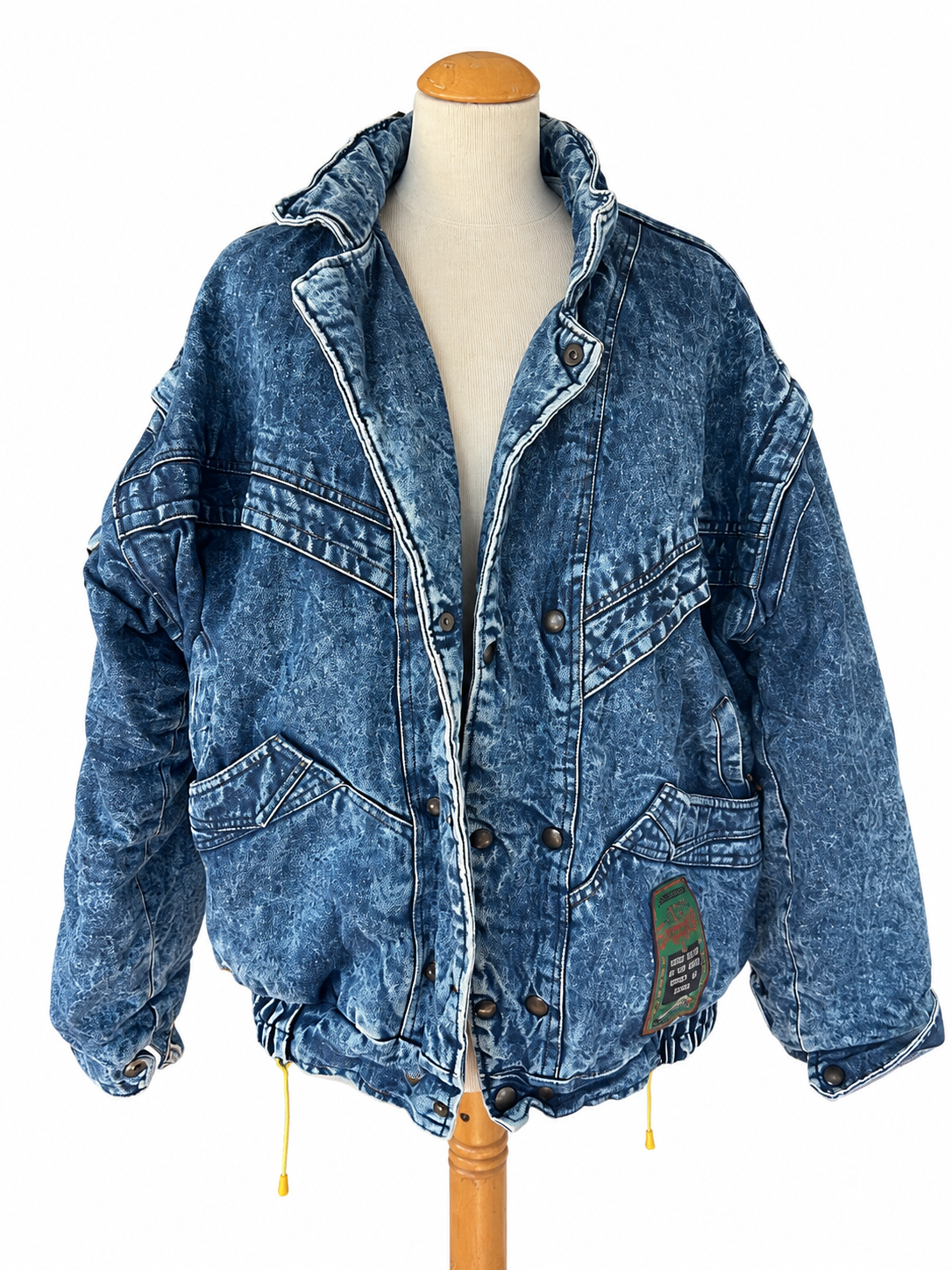 Veste en jean vintage délavée