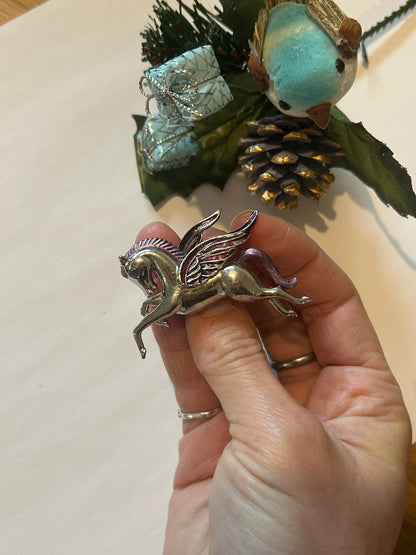 Broche Pégase vintage ailé – Années 80 la friperie vintage 25