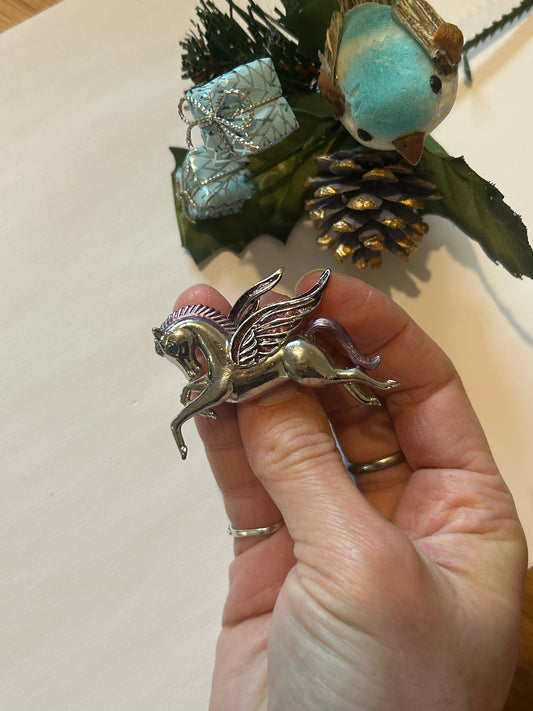 Broche Pégase vintage ailé – Années 80 la friperie vintage 25