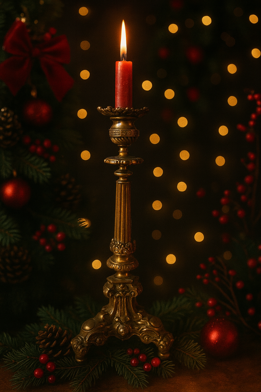 Bougeoir ancien Napoleon III la friperie vintage 25