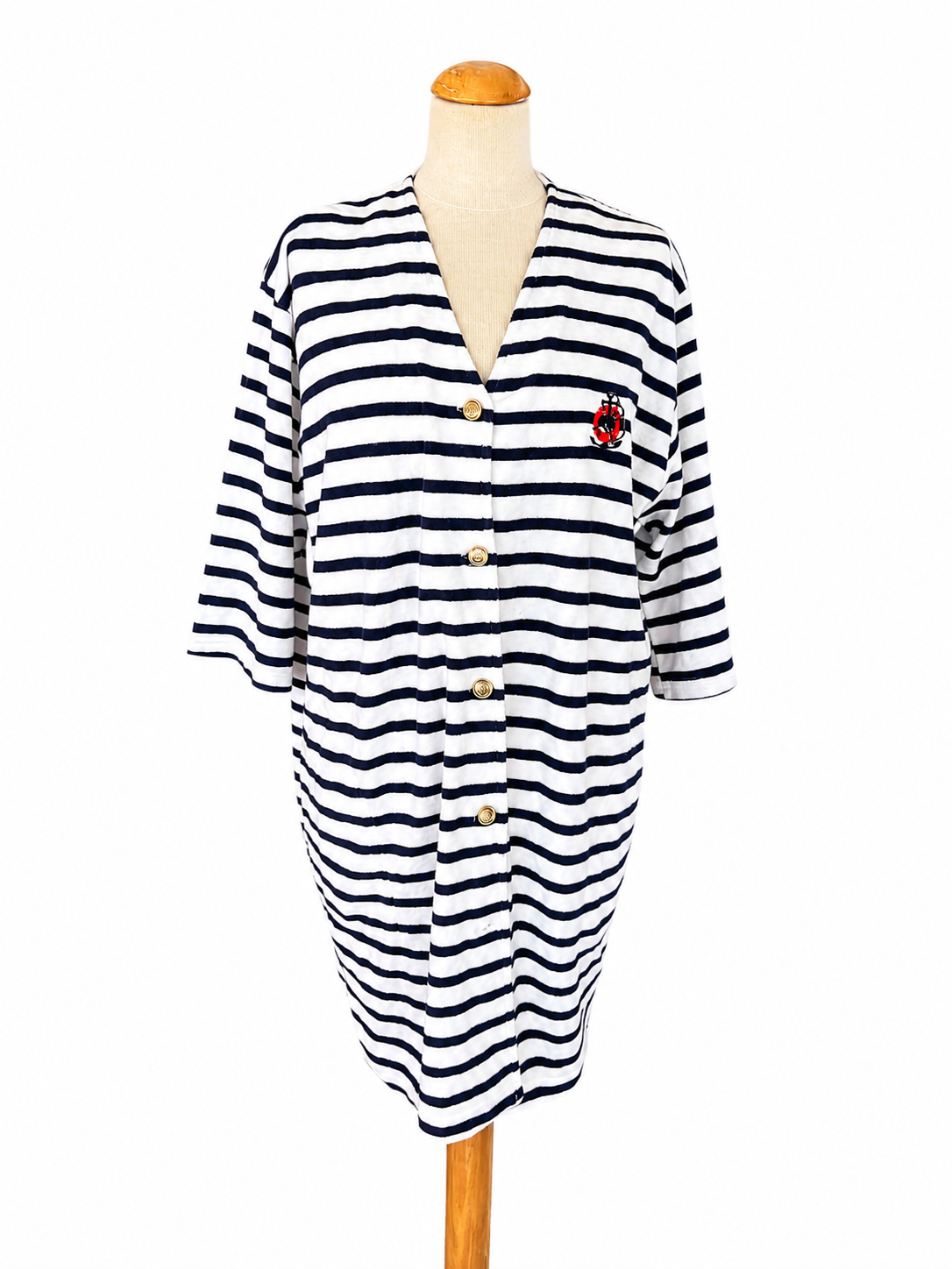 Robe de plage marinière vintage