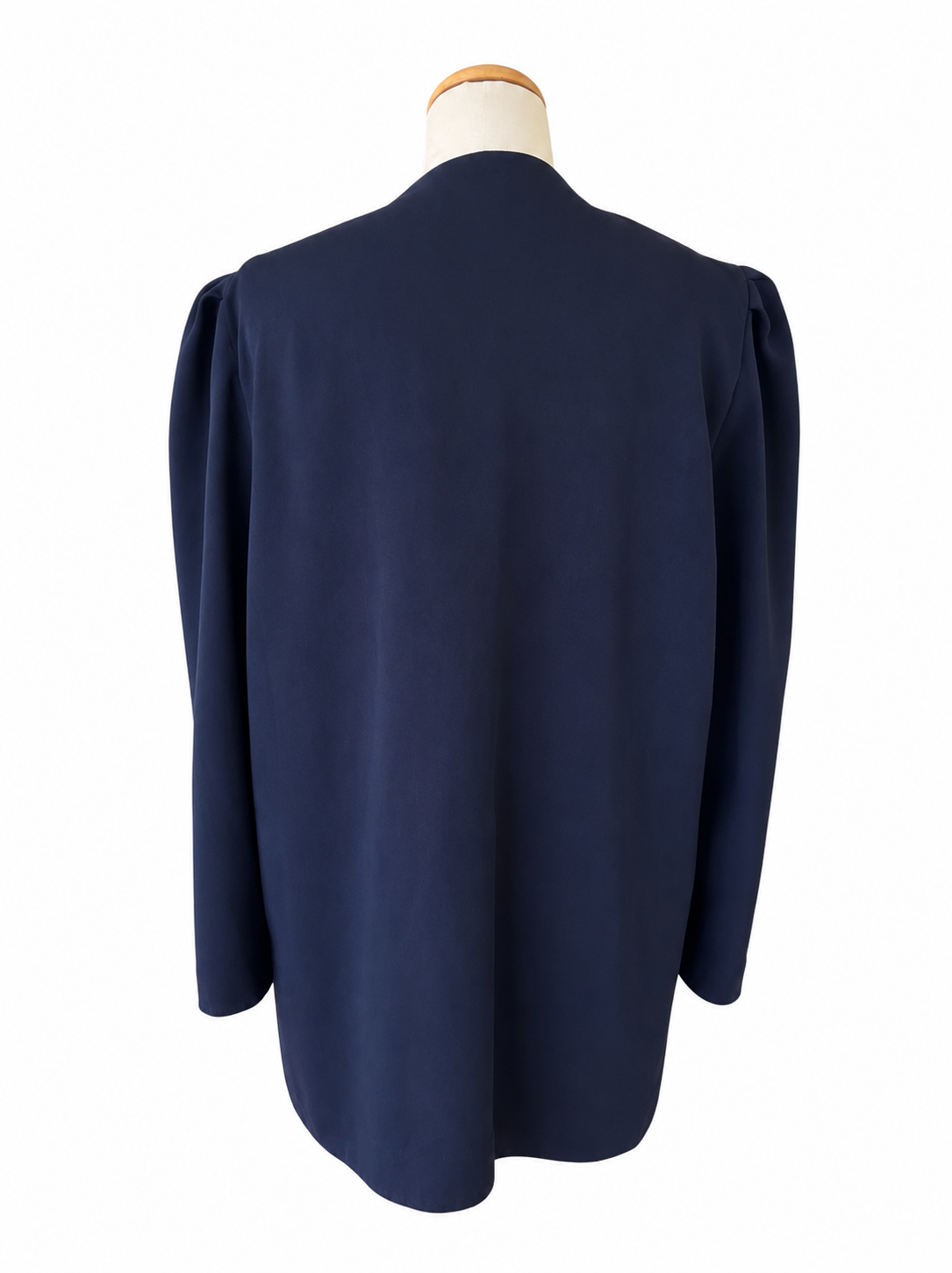 Veste tunique vintage bleu détails brodés