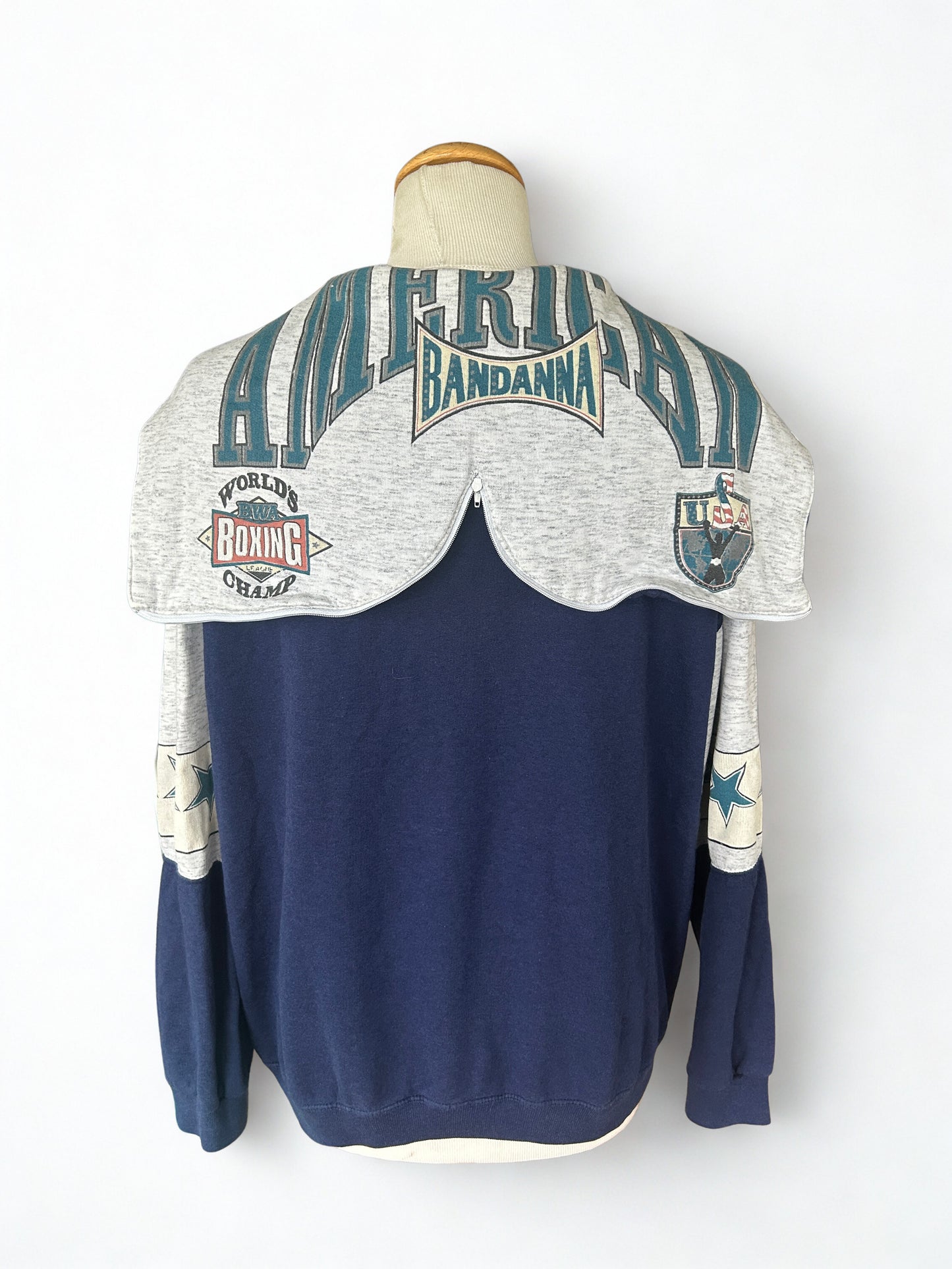 Sweat short vintage 90 USA imprimé